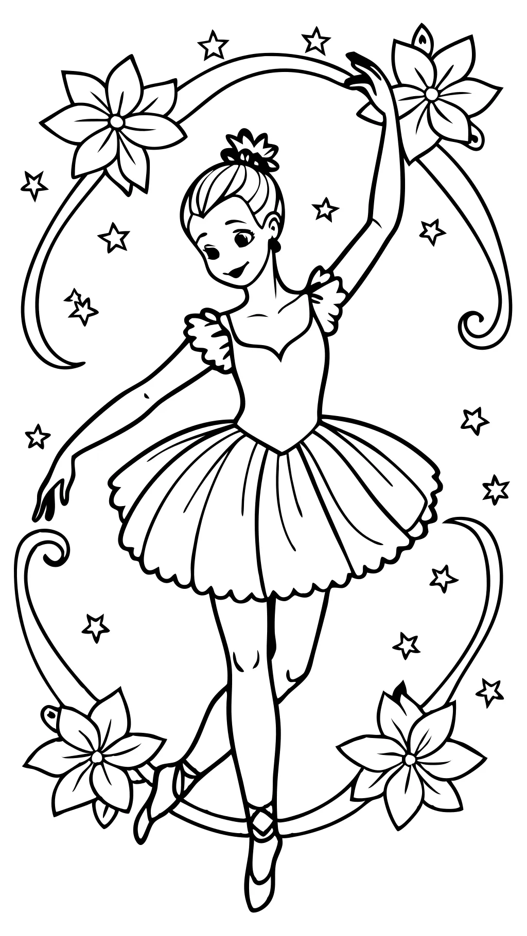 coloriages de danseurs de ballet